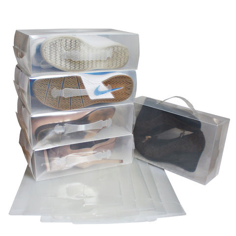 10 Plastic Shoe Storage Boxes