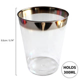 24pc Plastic Crystal Style Cup Tumbler