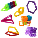 Kurtzy 131 pcs 3D Magnetic Building Blocks - Kids Magnet Toys - Educational Toys for Children - Building Tiles - Creative Toys for Construction - Magnetic Construction Set for Boys and Girls