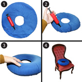 Inflatable 15" Donut Cushion with Pump