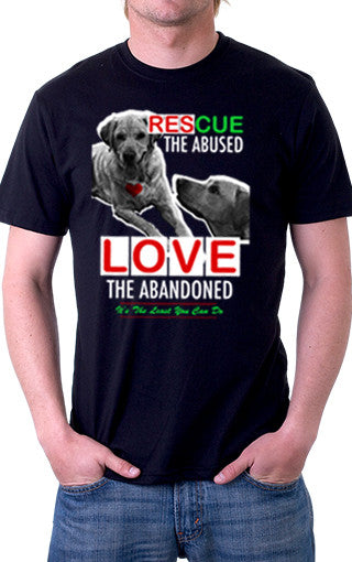 Rescue And Love Dogs Unisex T-Shirt