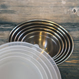 5 Piece Stainless Steel Nesting Mixing Bowl Set
