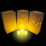 24 Pack Candle Bags with 24 LED tea lights