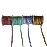 4m Embroidery Ribbon Craft Ribbon 12 Roll Fabric Edge Trim Ribbon Braid Trimming Upholstery Edging Lace Trim, Saree Border, Draperies, Pillow, Scrapbooking, Paper Craft, Card Decorative Ribbon Trim
