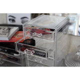 Kurtzy 6 Tier Clear Acrylic Makeup Organiser - Jewellery Organizer with 6 Removable Drawers - Makeup Display Box for Cosmetic Storage & more