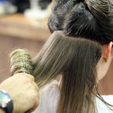 Kurtzy 25cm Ceramic Round Hair Brush - Round Barrel Boar Bristles Radial Hair Brush for Hair Drying, Straightening, Curling, Bobs - Blow Drying Hairbrush with Nylon Bristles for Men and Women