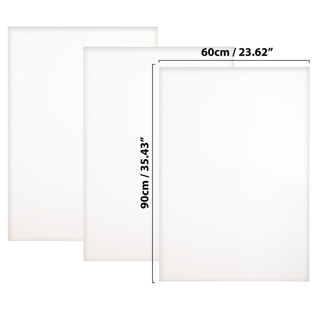 Kurtzy 3 Pack Canvas Set - White Canvas for Artist - Canvas Panel Boar –  Tinyyo