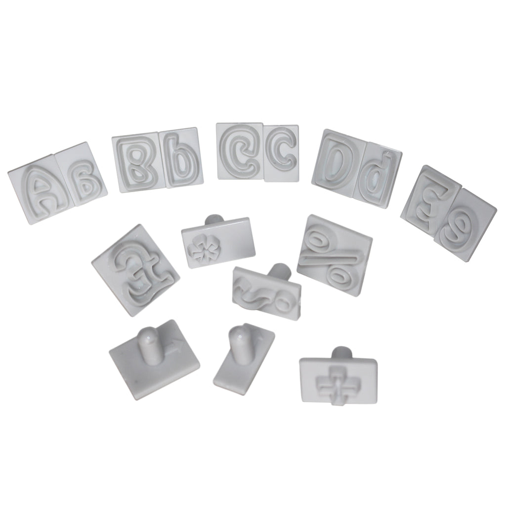 Alphabet Icing Stamps