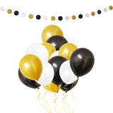 Party Balloons and Circle Bunting Banner Decorations