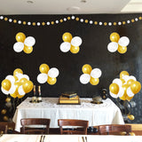Party Balloons and Circle Bunting Banner Decorations