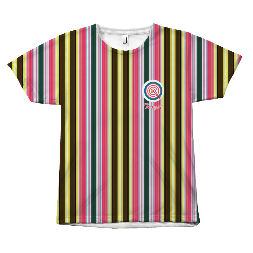 Striped Target All Over Tees